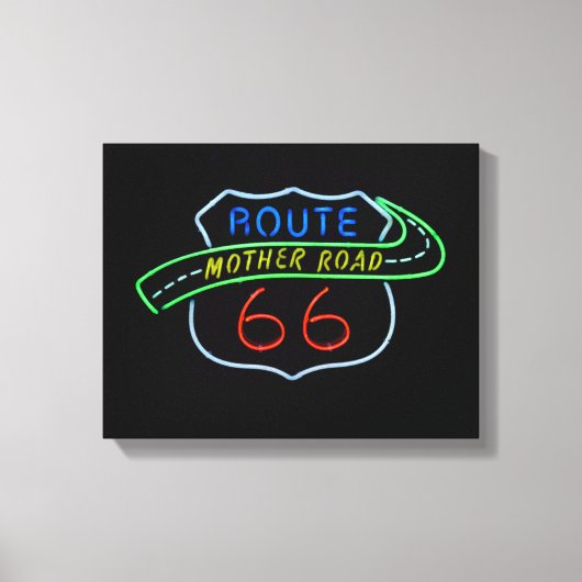 Route 66 Mutterstrasse Leinwanddruck (Vorderseite)