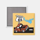 Route 66 - Mutterstrasse Magnet (Vorderseite/Rückseite)