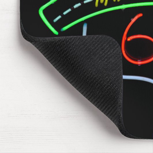 Route 66, Mutterstrasse, Neon-Zeichen Mousepad (Ecke)