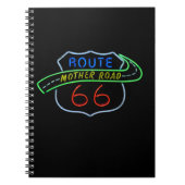 Route 66, Mutterstrasse, Neon-Zeichen Notizblock (Vorderseite)