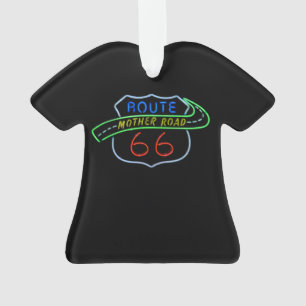 Route 66, Mutterstrasse, Neon-Zeichen Ornament