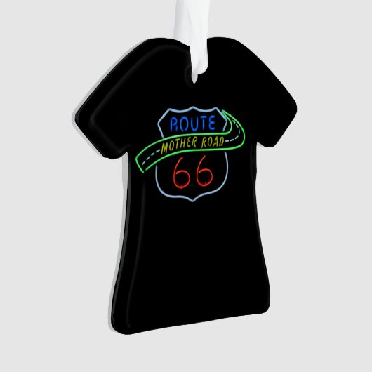 Route 66, Mutterstrasse, Neon-Zeichen Ornament (Vorderseite)