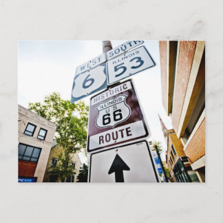 Route 66 Mutterstrasse Postkarte