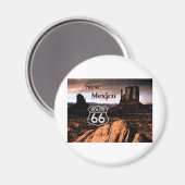Route 66 neues Mexiko Magnet (Vorderseite/Rückseite)
