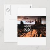 Route 66 neues Mexiko Postkarte (Vorne/Hinten)