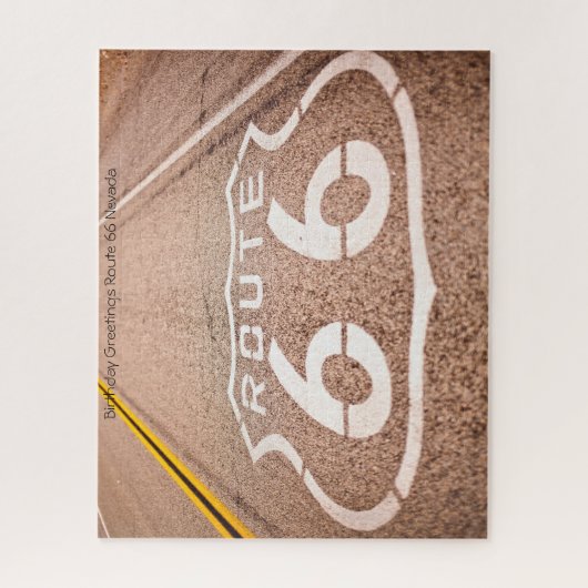 Route 66 Nevada. Jigsaw Puzzle (Vertikal)