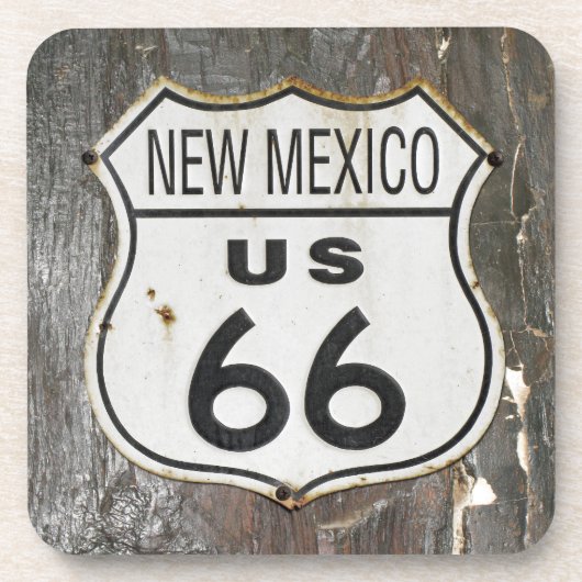 Route 66 New Mexico Getränkeuntersetzer (Vorderseite)