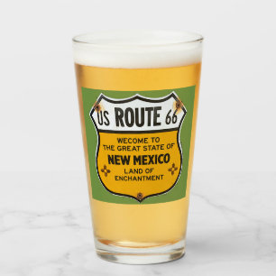 Route 66 New Mexico Glas