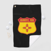Route 66 New Mexico Golfhandtuch (Insitu)