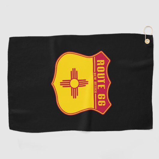 Route 66 New Mexico Golfhandtuch (Horizontal)