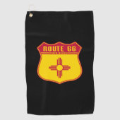 Route 66 New Mexico Golfhandtuch (Vorderseite)