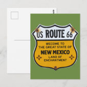 Route 66 New Mexico Postkarte (Vorne/Hinten)