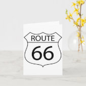 Route 66 Note Cards Karte (Gelbe Blume)