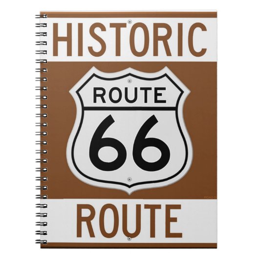 ROUTE 66 NOTEBOOK NOTIZBLOCK (Vorderseite)