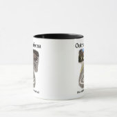 Route 66 Oatman Arizona Burros auf der Straße Tasse (Zentrum)