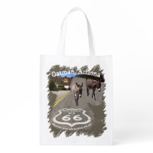 Route 66 Oatman, AZ Burros auf der Straße Doppelse