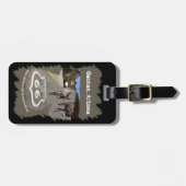 Route 66 Oatman AZ Burros auf Straße Gepäckmarke Gepäckanhänger (Vorderseite horizontal)