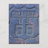Route 66 Oklahoma Postkarte (Vorderseite)