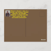 Route 66 Oklahoma Postkarte (Rückseite)