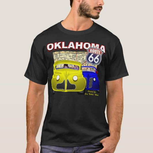ROUTE 66 OKLAHOMA T-Shirt (Vorderseite)