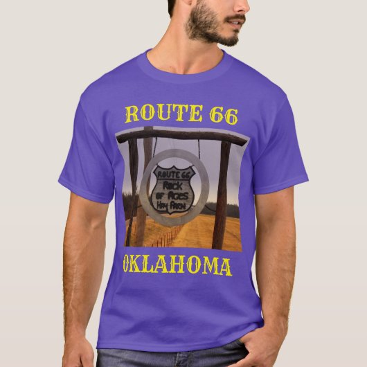 Route 66 Oklahoma T - Shirt (Vorderseite)