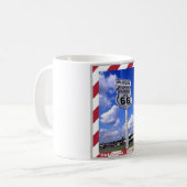 Route 66 - Oklahoma - Vereinigte Staaten - Kaffeetasse (Vorderseite Links)