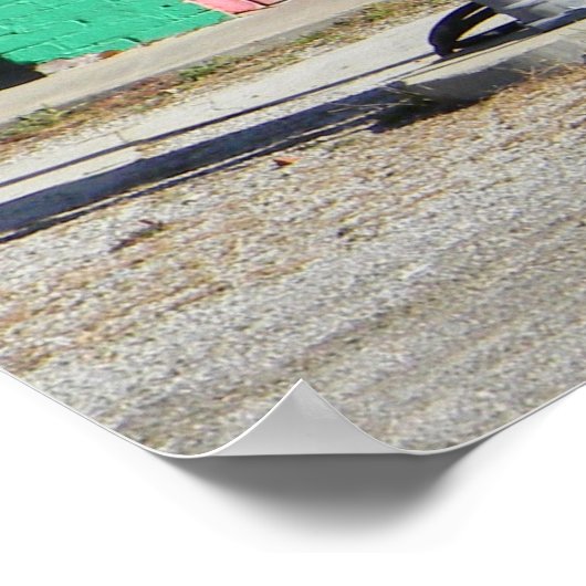 Route 66 Old Conoco Station Poster (Ecke)