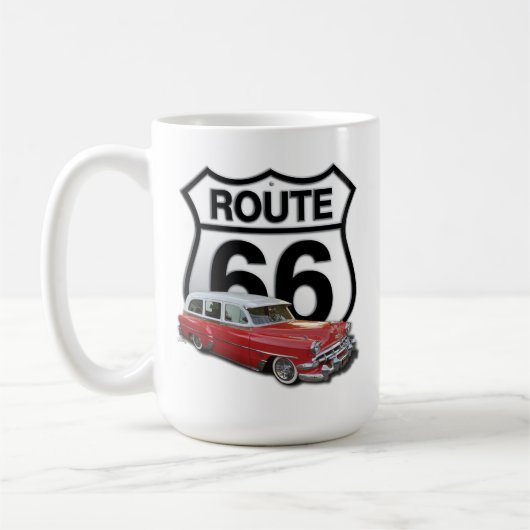 Route 66 Oldtimer Kaffeetasse (Links)
