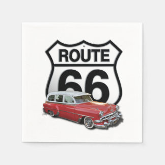 Route 66 Oldtimer Serviette
