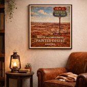 Route 66 Painted Desert Arizona   Poster