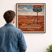 Route 66 Painted Desert Arizona   Poster