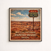 Route 66 Painted Desert Arizona Poster