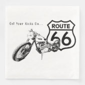 Route 66 Paper Napkin Serviette (Vorderseite)