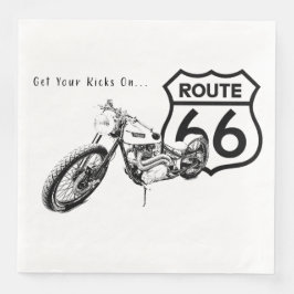 Route 66 Paper Napkin Serviette