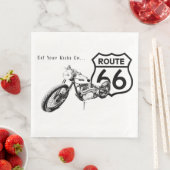 Route 66 Paper Napkin Serviette (Beispiel)