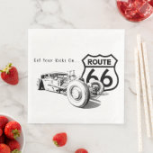 Route 66 Paper Napkin Serviette (Beispiel)