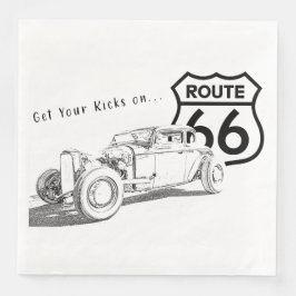 Route 66 Paper Napkin Serviette