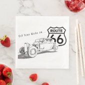 Route 66 Paper Napkin Serviette (Beispiel)