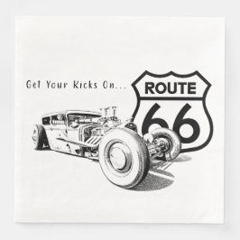 Route 66 Paper Napkin Serviette