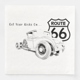 Route 66 Paper Napkin Serviette