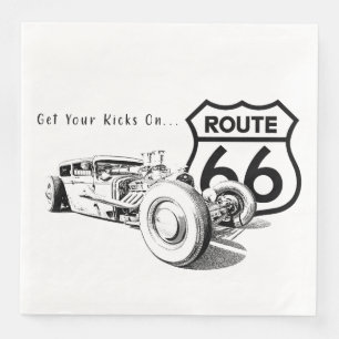 Route 66-Papier-Serviette Serviette