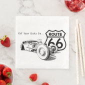 Route 66-Papier-Serviette Serviette (Beispiel)