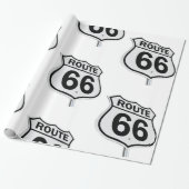 Route 66 Papier zum Abtasten von Zeichen Geschenkpapier (Ungerollt)