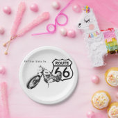 Route 66 Papierplatte Pappteller (Party)