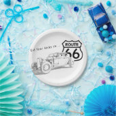 Route 66 Papierplatte Pappteller (Party)