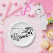 Route 66 Papierplatte Pappteller (Party)