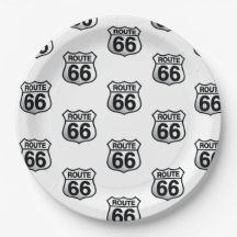 Route 66 Papierschild kleine Schild.