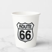 Route 66 Papiertasse Pappbecher (Vorderseite)