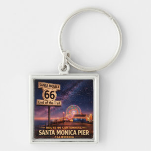 Route 66 Pier Keys Reiseandenken Schlüsselanhänger