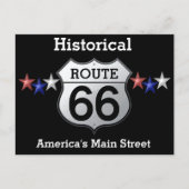 Route 66 — Postcard Postkarte (Vorderseite)